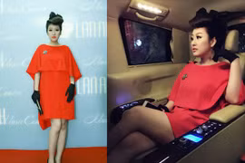 MC Kim Trang rạng ngời đi dự sự kiện