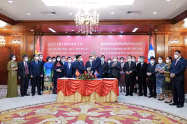 Hà Nội và Viêng Chăn (Lào) thống nhất nhiều lĩnh vực hợp tác giai đoạn 2022-2025