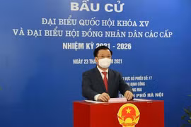 Hà Nội: Hơn 2.600 điểm bỏ phiếu đạt 100% cử tri đi bầu