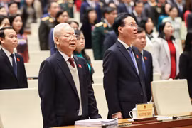 Tổng Bí thư Nguyễn Phú Trọng dự khai mạc Kỳ họp Quốc hội bất thường lần thứ 5