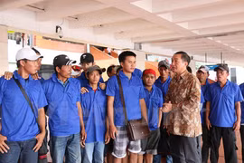 39 ngư dân Việt Nam bị bắt tại Indonesia được đưa về nước