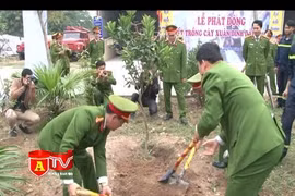 Cảnh sát PCCC Hà Nội tổ chức Tết trồng cây