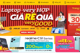 Máy tính xách tay giảm giá mạnh đầu năm học mới