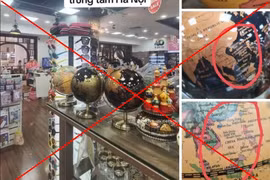 Nhà sách Tân Việt nói gì về việc trưng bày quả địa cầu có đường lưỡi bò?