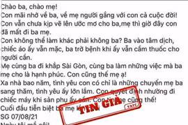 “Bác sĩ rút ống thở của mẹ đẻ để nhường cho sản phụ song sinh” là tin giả