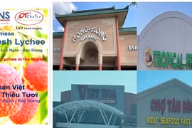 Vải thiều tươi của Bắc Giang đến Mỹ, bán tại nhiều siêu thị lớn