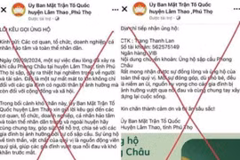 Xuất hiện nhiều chiêu trò lừa đảo kêu gọi từ thiện và đưa thông tin sai lệch về bão số 3