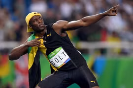 "Tia chớp" Usain Bolt đi vào lịch sử Olympic