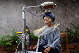 Phát minh "3 trong 1": Máy gội đầu, massage, sấy khô chỉ trong… 5 phút
