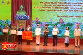 Công an quận Bắc Từ Liêm đón nhận Huân chương Chiến công hạng Nhất
