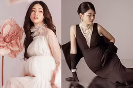 [ẢNH] Á hậu Thanh Tú khoe nhan sắc đáng ngưỡng mộ ở tháng cuối thai kỳ 