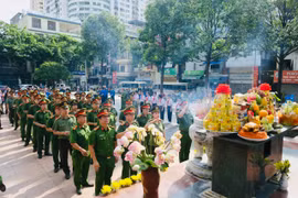 Công an quận Hoàng Mai tri ân, đền ơn đáp nghĩa các đồng chí thương binh, thân nhân liệt sỹ 