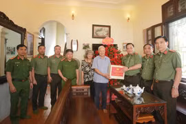 Chăm sóc thương binh, thân nhân liệt sĩ, người có công là vinh dự, trách nhiệm Công an Hà Nội