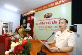 Đảng bộ Công an phường Hà Đông quyết tâm đáp ứng yêu cầu trong tình hình mới