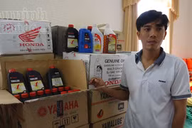 Khởi tố Giám đốc chuyên buôn bán dầu nhớt giả