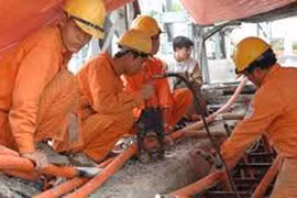 Nhiều quận huyện sẽ mất điện thứ 3, ngày 22-11-2011