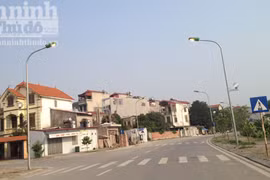 Đèn đường sáng trưng giữa ban ngày
