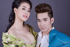 Maya khoe vòng 1 phản cảm bên Quang Hà