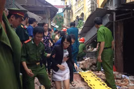 Vụ sập nhà Pháp cổ tại Hà Nội: 2 người tử vong, 6 người bị thương