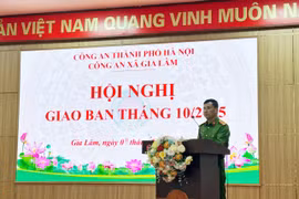 Xây dựng phong trào thi đua 'Ba nhất' lan tỏa trong toàn thể cán bộ chiến sỹ Công an xã Gia Lâm