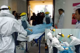 Diễn tập tiếp nhận và điều trị bệnh nhân mắc Ebola