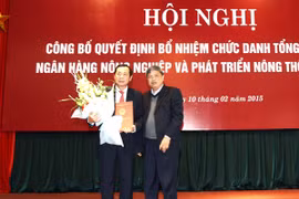 Ngân hàng Agribank có Tổng giám đốc mới