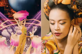 Hoàng Thuỳ Linh táo bạo trong đêm thi The Remix chủ đề World Music