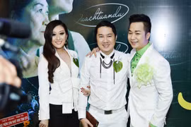 Bầu Hoà lịch lãm cùng MC Kim Trang dự sinh nhật Quách Tuấn Du