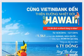 Du lịch Hawaii miễn phí cùng VietinBank