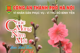 Thông báo về in lịch "Công an thành phố Hà Nội năm 2016"