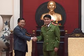 Giáo xứ Thái Hà đến thăm và chúc Tết CATP Hà Nội