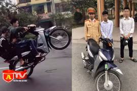 Xử phạt thanh niên bốc đầu xe máy rồi đăng trên mạng