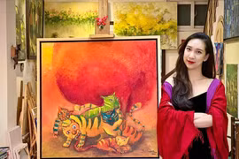 "Muôn hình vạn trạng" về loài hổ trong tranh của các họa sĩ đương đại