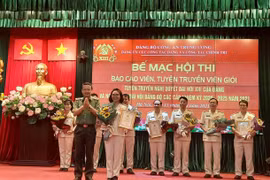 Sôi nổi Hội thi báo cáo viên giỏi Cục Công tác Đảng và công tác chính trị