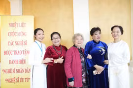 Niềm vui của các nghệ sĩ đón nhận danh hiệu Nghệ sĩ Nhân dân, Nghệ sĩ Ưu tú