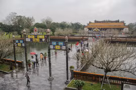 Khai quật khảo cổ điện Thái Hòa thuộc Đại nội Huế