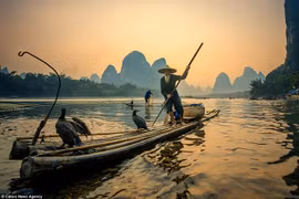 Nghề săn cá cực "độc” trên dòng Ly Giang