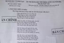 Thi THPT quốc gia: Công an sẽ xử lý đối tượng tung tin đồn lộ đề Ngữ văn