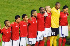Bắt nhóm người định dàn xếp tỷ số trận U23 Malaysia - U23 Đông Timor 