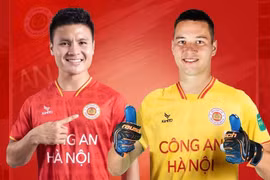 Quang Hải và Filip Nguyễn cùng đá chính cho CLB Công an Hà Nội