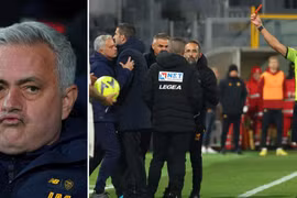 HLV Mourinho lần thứ 3 bị đuổi giữa trận