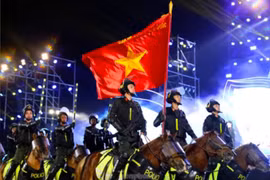 Lực lượng Công an nhân dân tổ chức biểu diễn nhiều chương trình nghệ thuật tại Lễ hội Yên Thế
