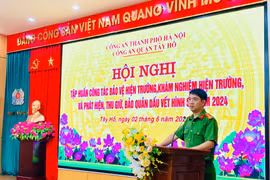 Nâng cao nghiệp vụ bảo vệ hiện trường, bảo quản dấu vết hình sự