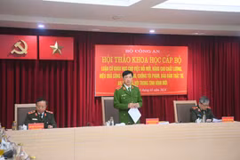 'Đổi mới, nâng cao chất lượng, hiệu quả công tác phòng, chống tội phạm, bảo đảm trật tự, an toàn xã hội trong tình hình mới'