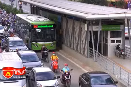 Mở làn ưu tiên xe buýt BRT cho các loại phương tiện khác lưu thông