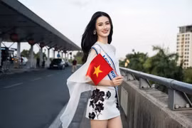 Hoa hậu Ý Nhi mang hơn 160 kg hành lý đến Ấn Độ thi "Miss World 2025"
