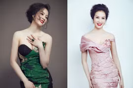 MC Thanh Mai phô diễn đường cong với đầm dạ hội