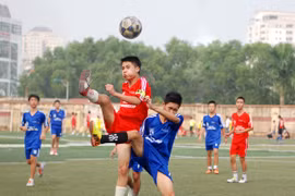Kết quả ngày thi đấu đầu tiên Giải bóng đá học sinh