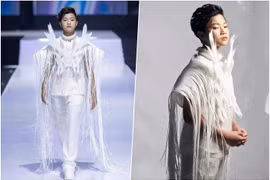 “Chiến binh” Phong Thiên cực ngầu trên sàn diễn Vietnam International Fashion Week