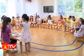 100% xã, phường, thị trấn đều có từ 1 đến 2 trường mầm non